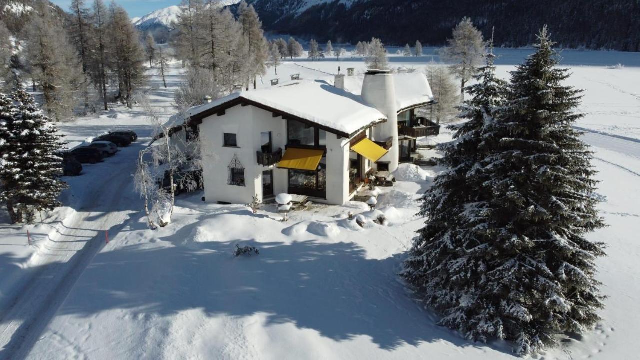 Ferienwohnung Chesa Suot Ovas Sils im Engadin Exterior foto