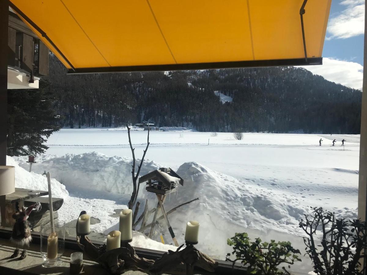 Ferienwohnung Chesa Suot Ovas Sils im Engadin Exterior foto