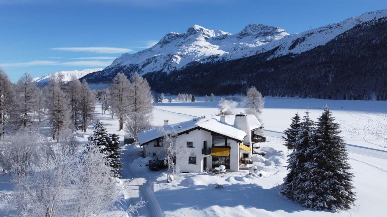 Ferienwohnung Chesa Suot Ovas Sils im Engadin Exterior foto