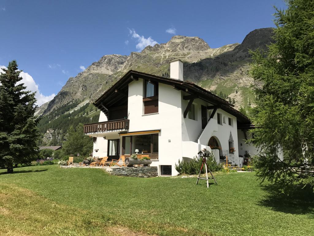 Ferienwohnung Chesa Suot Ovas Sils im Engadin Exterior foto