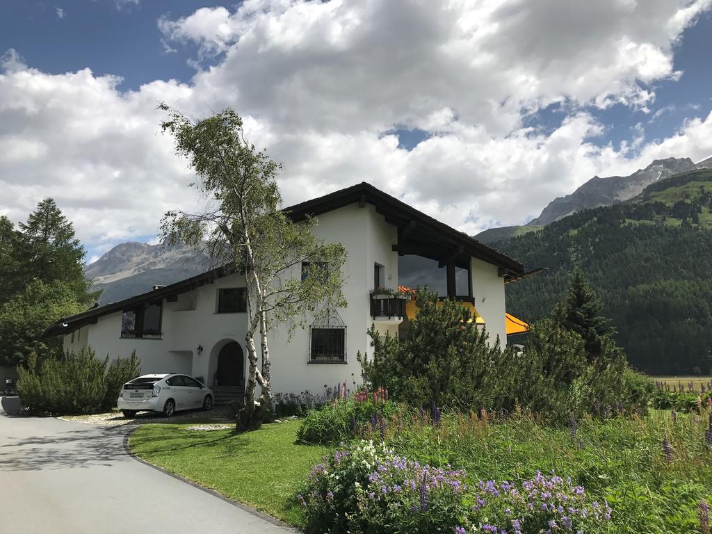 Ferienwohnung Chesa Suot Ovas Sils im Engadin Exterior foto