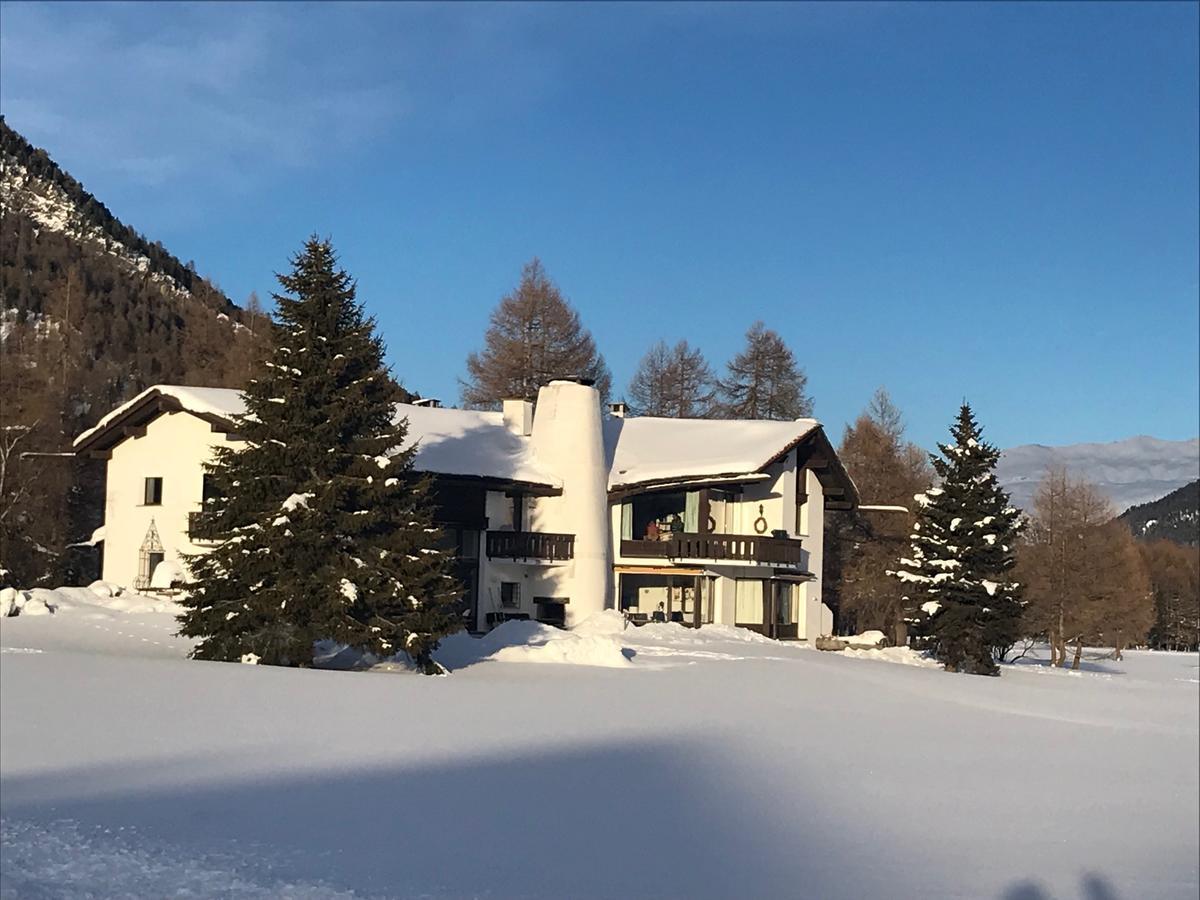 Ferienwohnung Chesa Suot Ovas Sils im Engadin Exterior foto