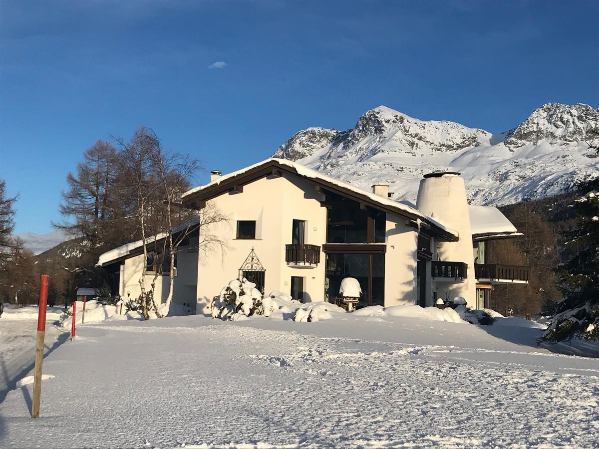 Ferienwohnung Chesa Suot Ovas Sils im Engadin Exterior foto